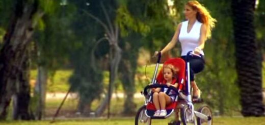 carrinho de bebe bicicleta