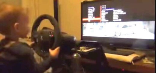 baby rally car simulation